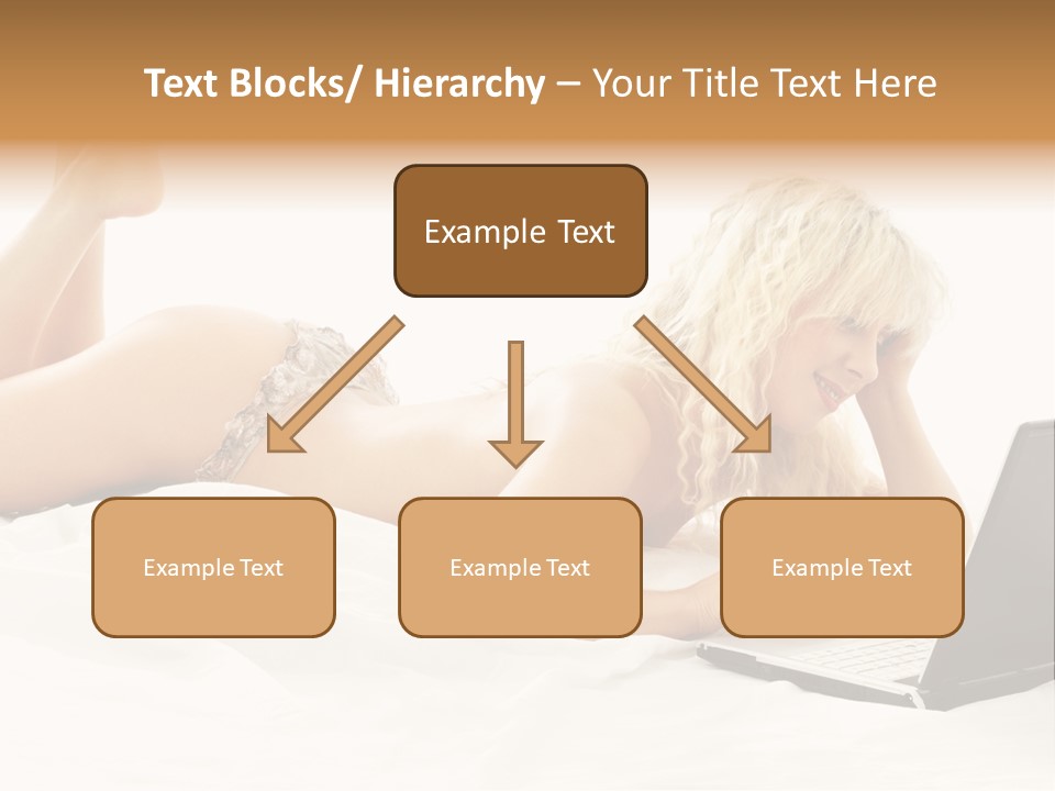 Blond Notebook Playful PowerPoint Template