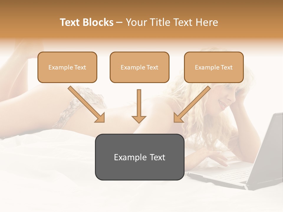 Blond Notebook Playful PowerPoint Template