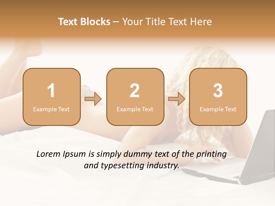 Blond Notebook Playful PowerPoint Template