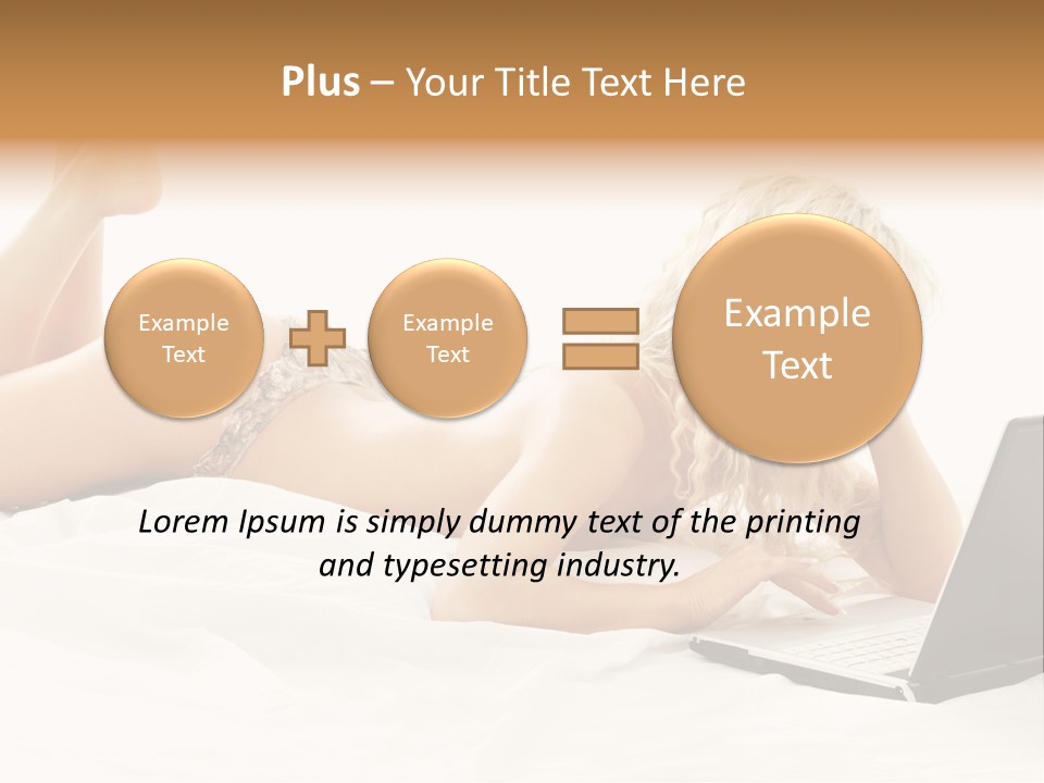 Blond Notebook Playful PowerPoint Template