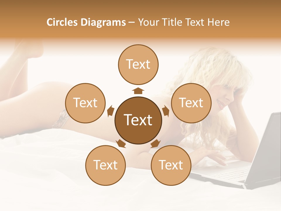 Blond Notebook Playful PowerPoint Template