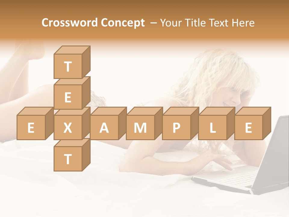 Blond Notebook Playful PowerPoint Template