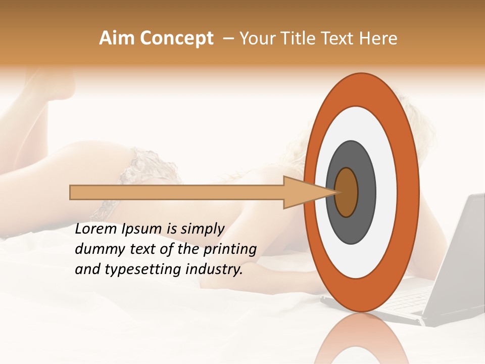 Blond Notebook Playful PowerPoint Template