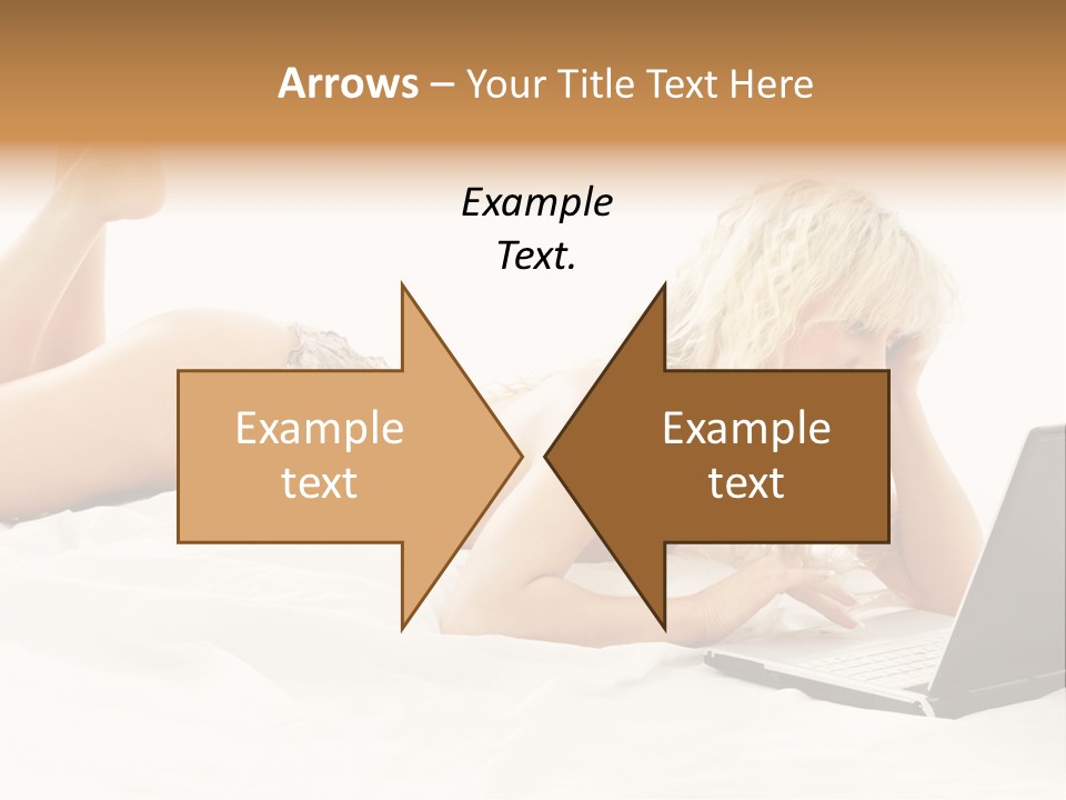 Blond Notebook Playful PowerPoint Template