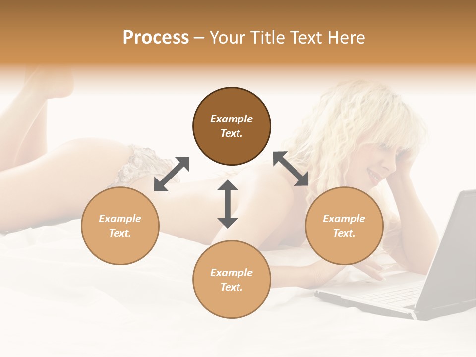 Blond Notebook Playful PowerPoint Template