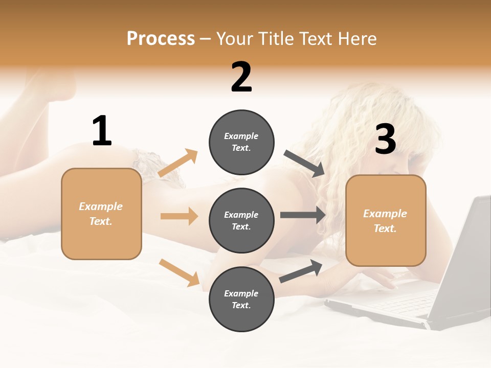 Blond Notebook Playful PowerPoint Template