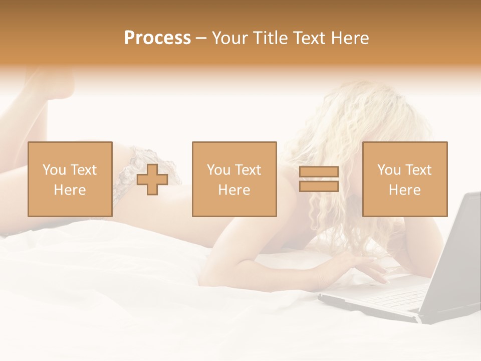 Blond Notebook Playful PowerPoint Template
