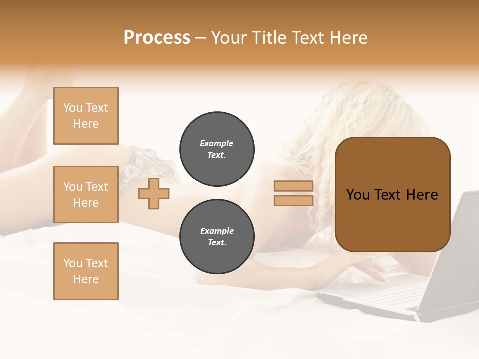 Blond Notebook Playful PowerPoint Template