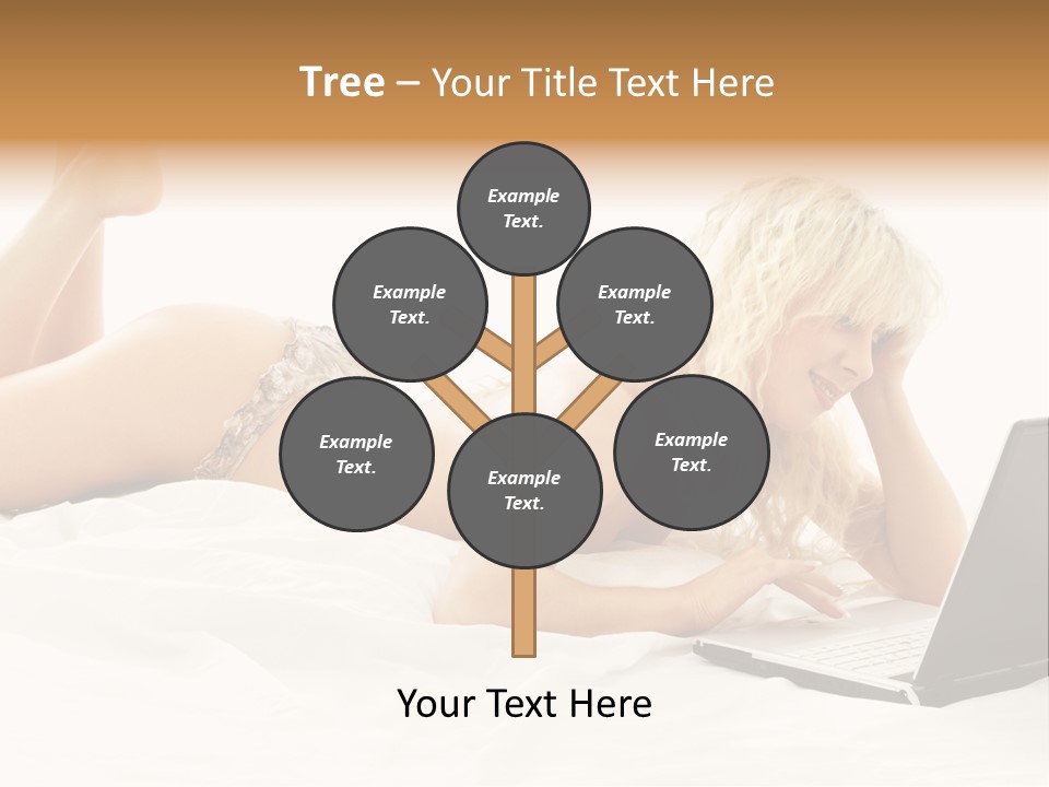 Blond Notebook Playful PowerPoint Template