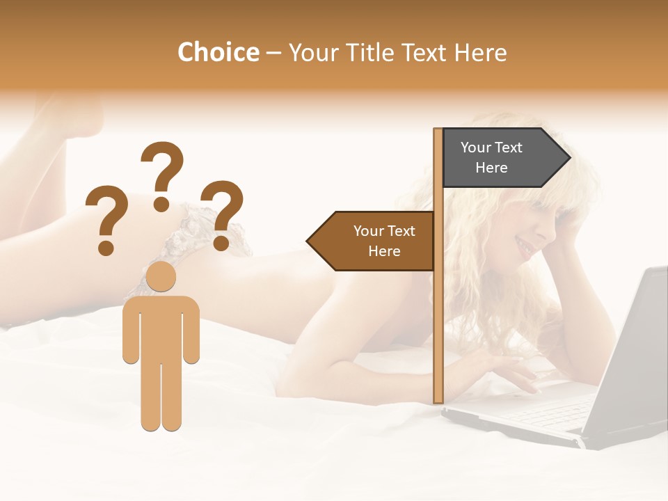 Blond Notebook Playful PowerPoint Template