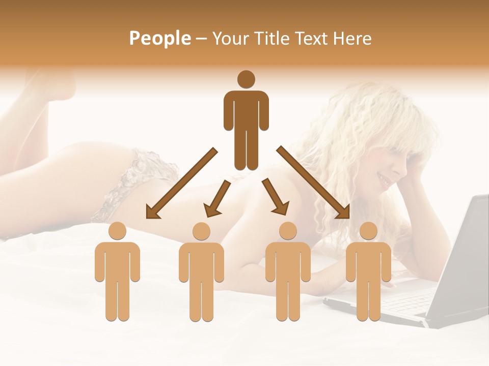 Blond Notebook Playful PowerPoint Template