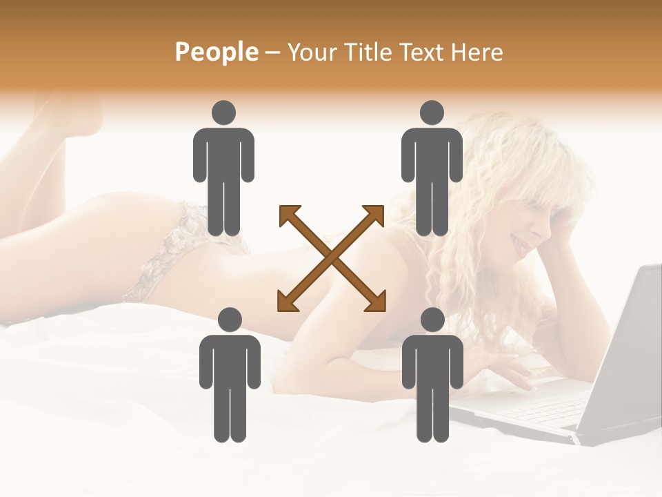 Blond Notebook Playful PowerPoint Template