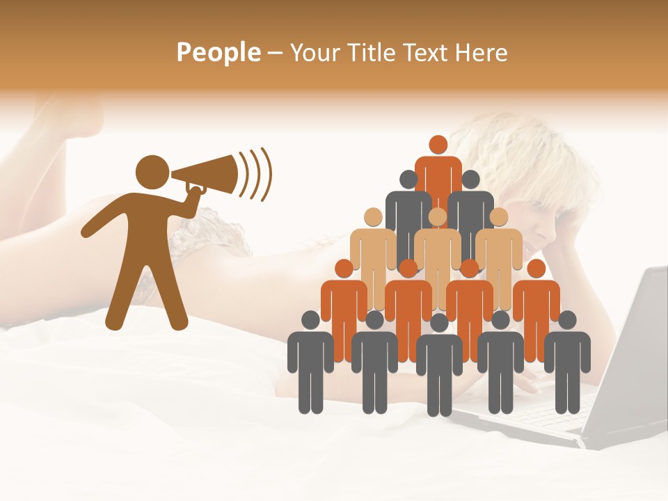 Blond Notebook Playful PowerPoint Template