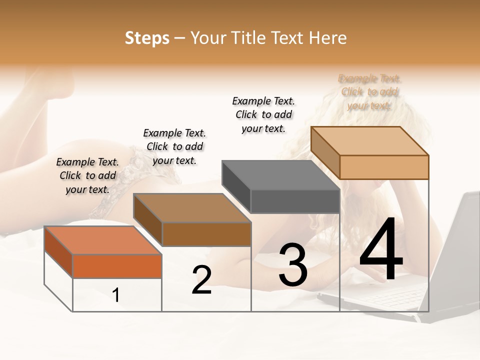 Blond Notebook Playful PowerPoint Template