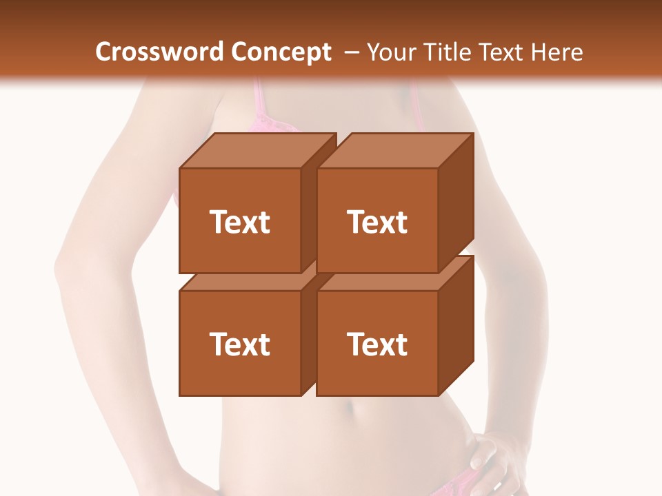 Human Underwear Shape PowerPoint Template