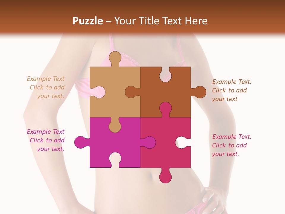 Human Underwear Shape PowerPoint Template