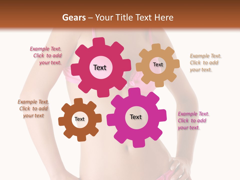 Human Underwear Shape PowerPoint Template