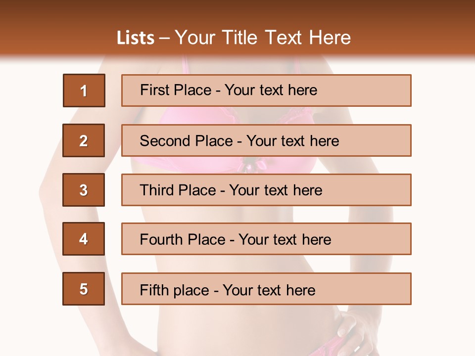 Human Underwear Shape PowerPoint Template