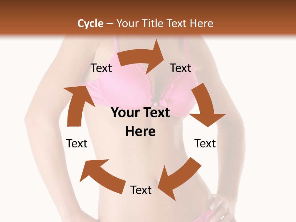 Human Underwear Shape PowerPoint Template