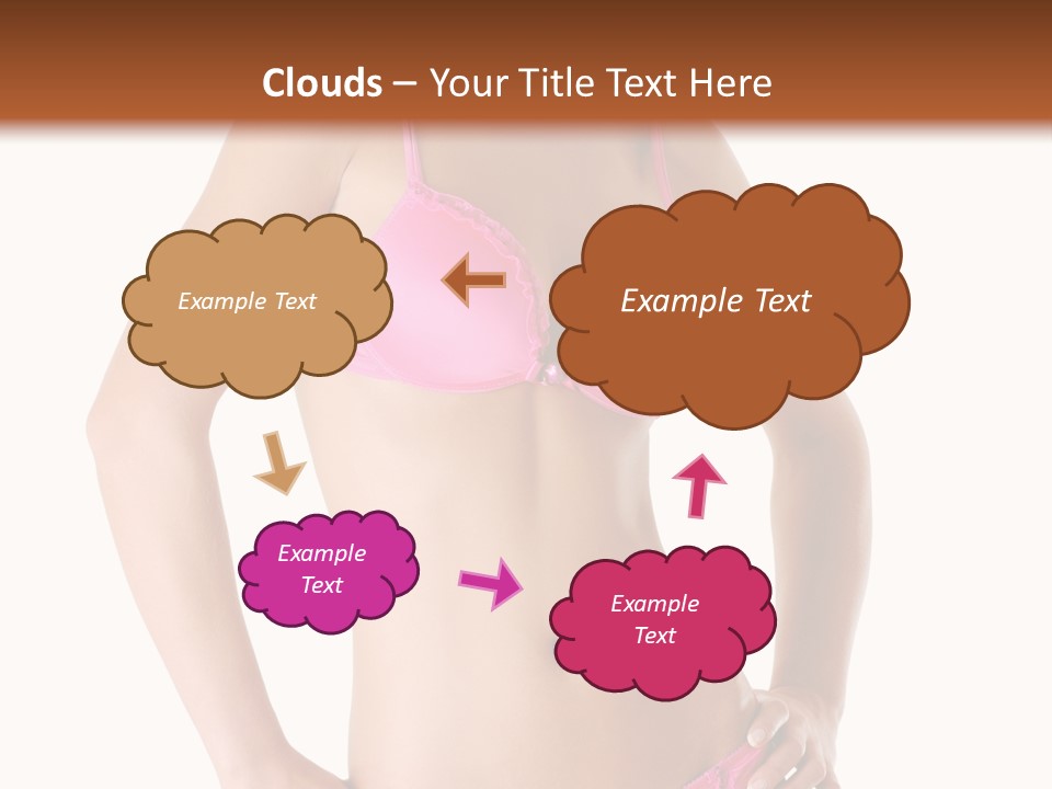 Human Underwear Shape PowerPoint Template