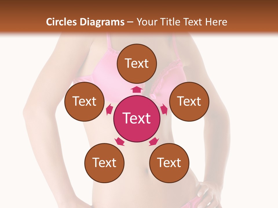 Human Underwear Shape PowerPoint Template