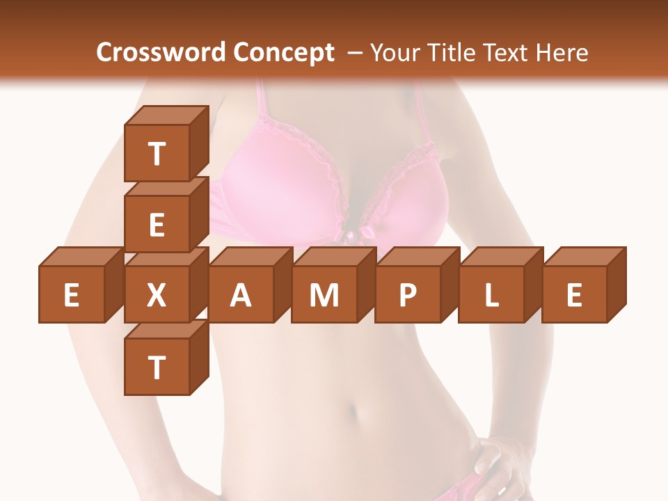 Human Underwear Shape PowerPoint Template