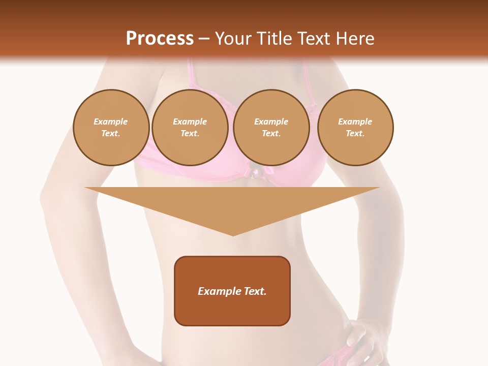Human Underwear Shape PowerPoint Template