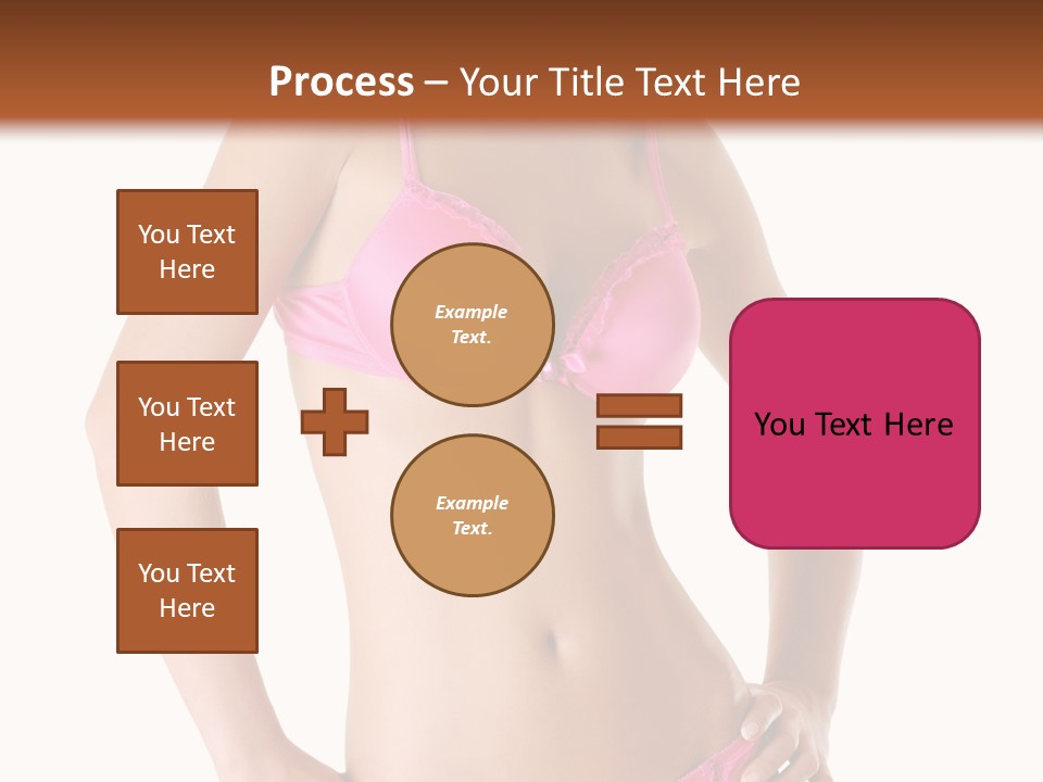 Human Underwear Shape PowerPoint Template