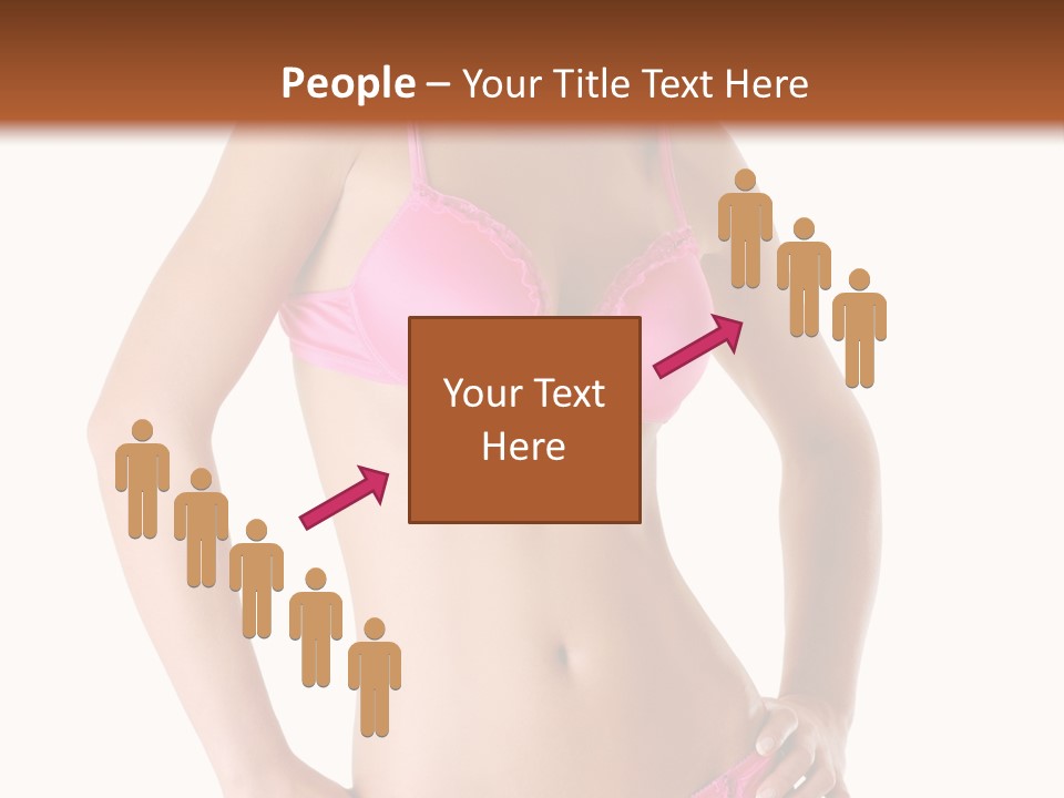 Human Underwear Shape PowerPoint Template