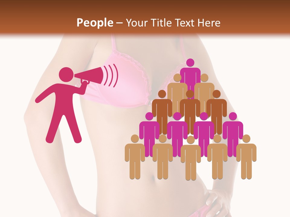 Human Underwear Shape PowerPoint Template