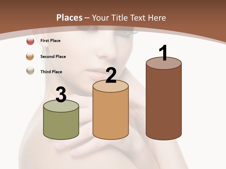 Sexy Hairstyle One PowerPoint Template