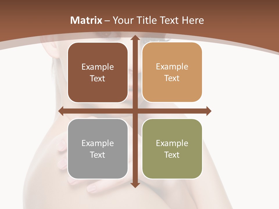 Sexy Hairstyle One PowerPoint Template