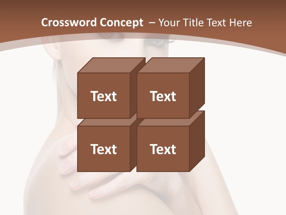 Sexy Hairstyle One PowerPoint Template