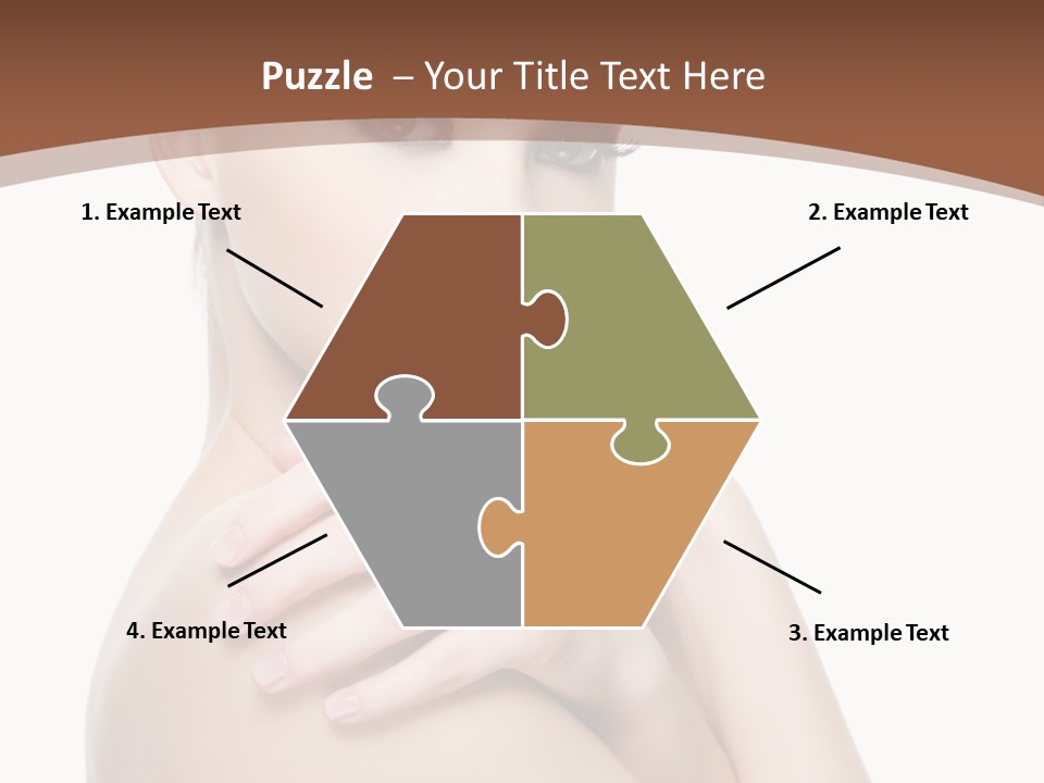 Sexy Hairstyle One PowerPoint Template