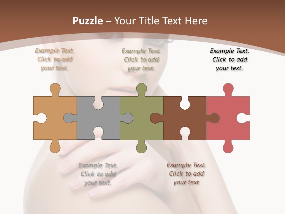 Sexy Hairstyle One PowerPoint Template