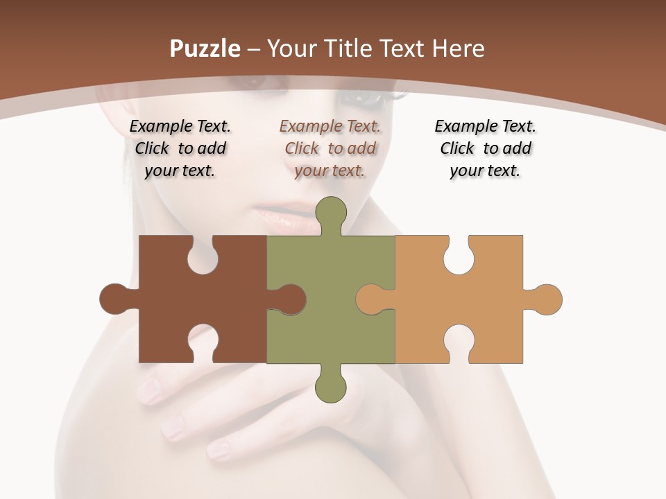 Sexy Hairstyle One PowerPoint Template