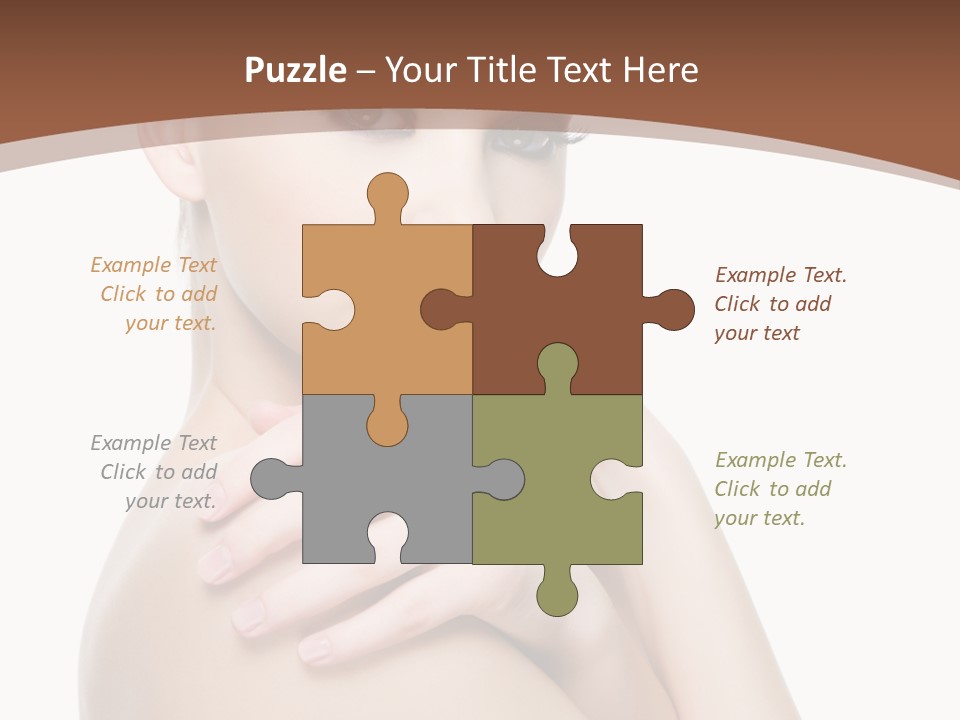 Sexy Hairstyle One PowerPoint Template