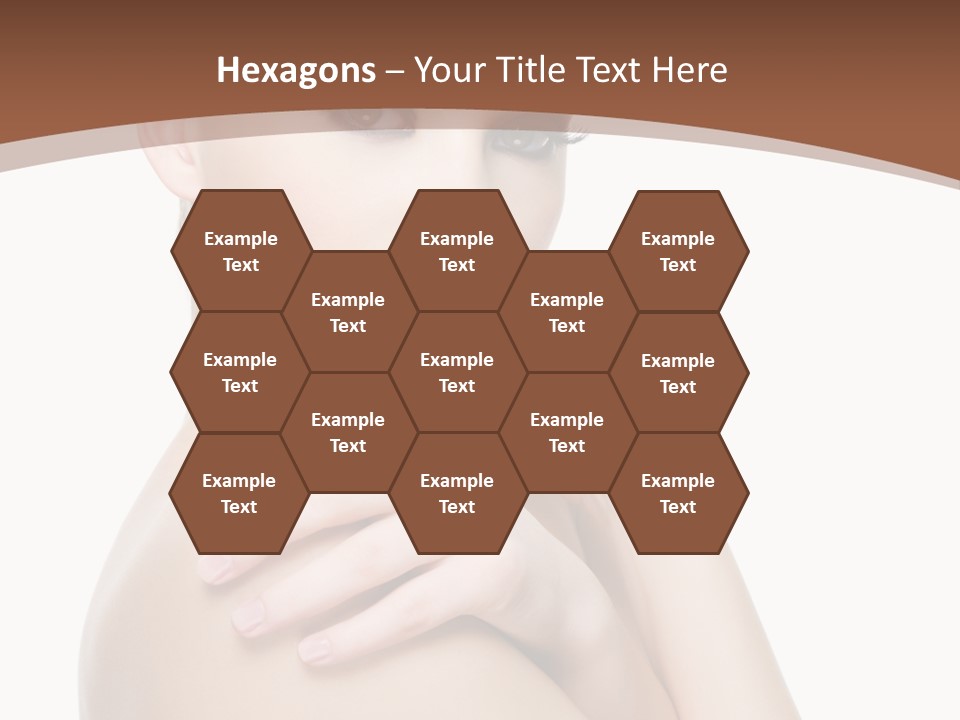 Sexy Hairstyle One PowerPoint Template