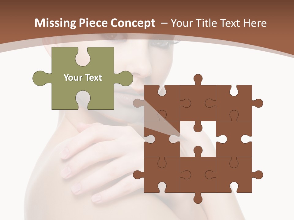 Sexy Hairstyle One PowerPoint Template