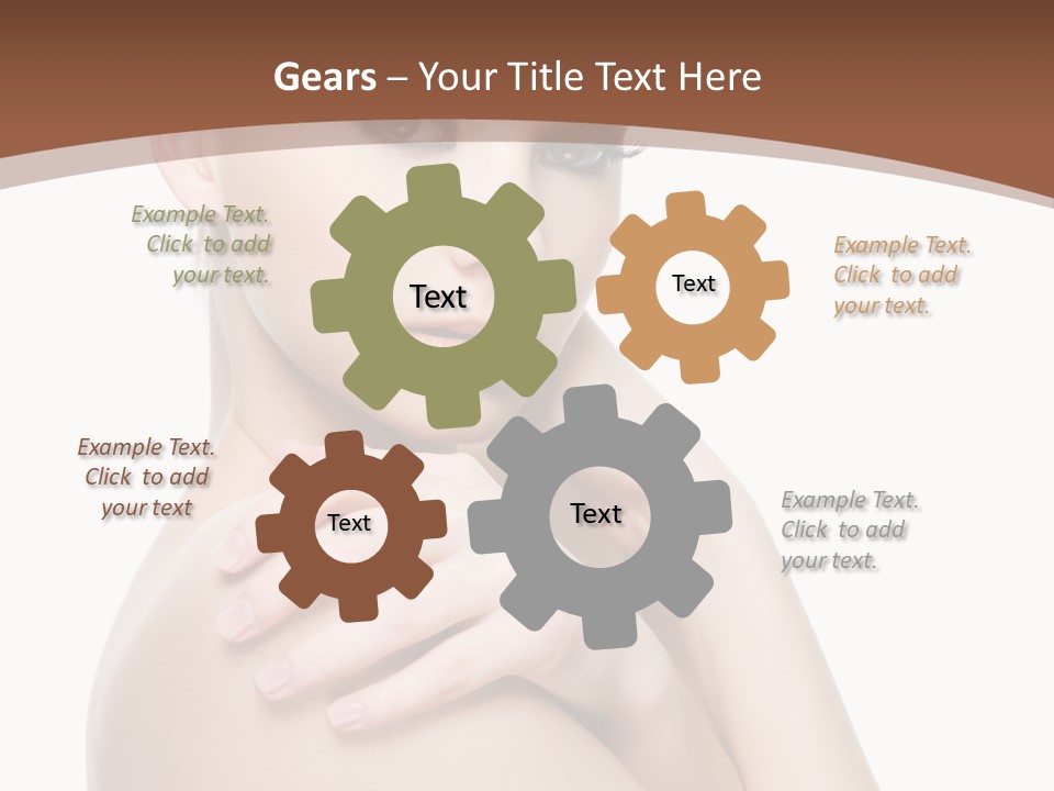 Sexy Hairstyle One PowerPoint Template