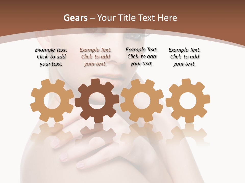 Sexy Hairstyle One PowerPoint Template