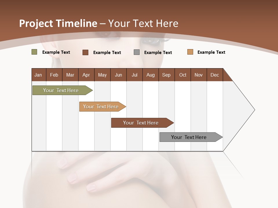 Sexy Hairstyle One PowerPoint Template