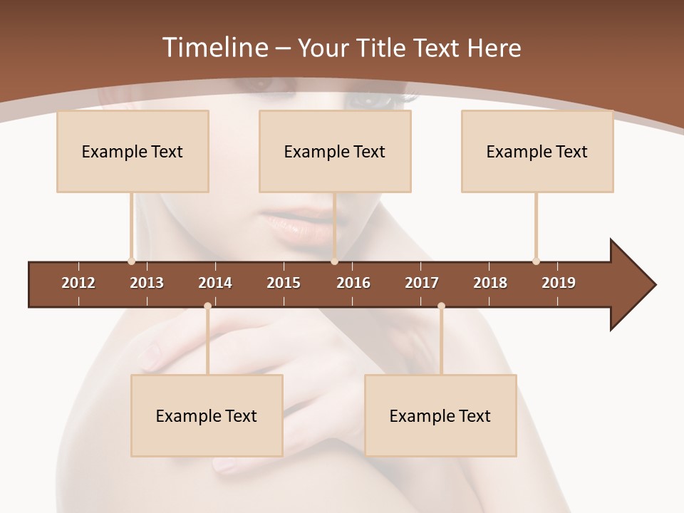 Sexy Hairstyle One PowerPoint Template