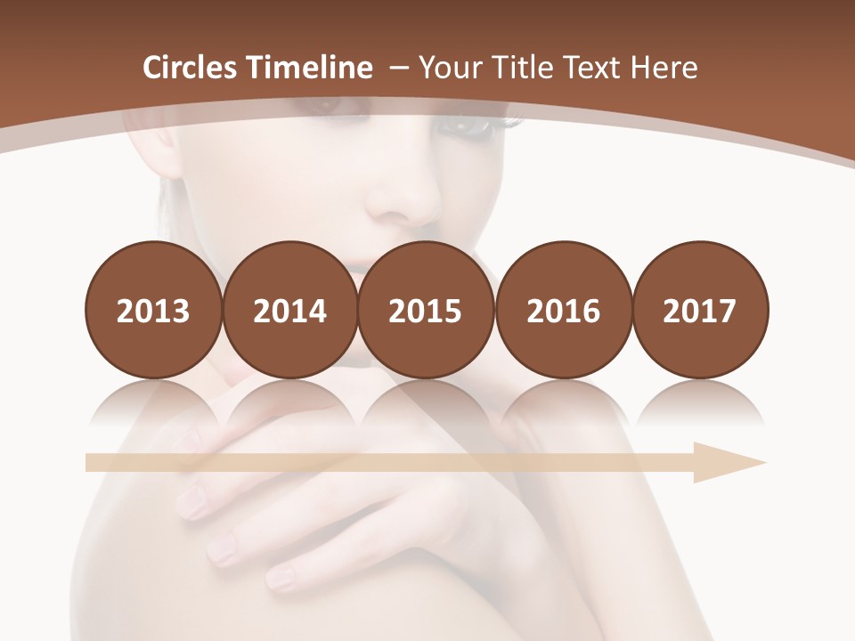 Sexy Hairstyle One PowerPoint Template