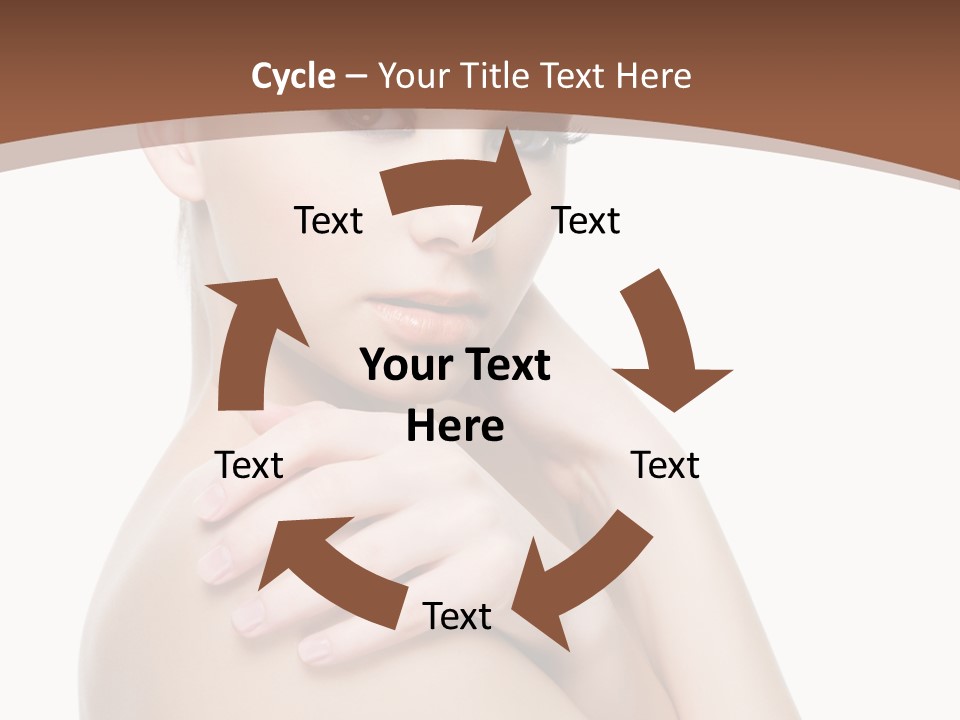 Sexy Hairstyle One PowerPoint Template