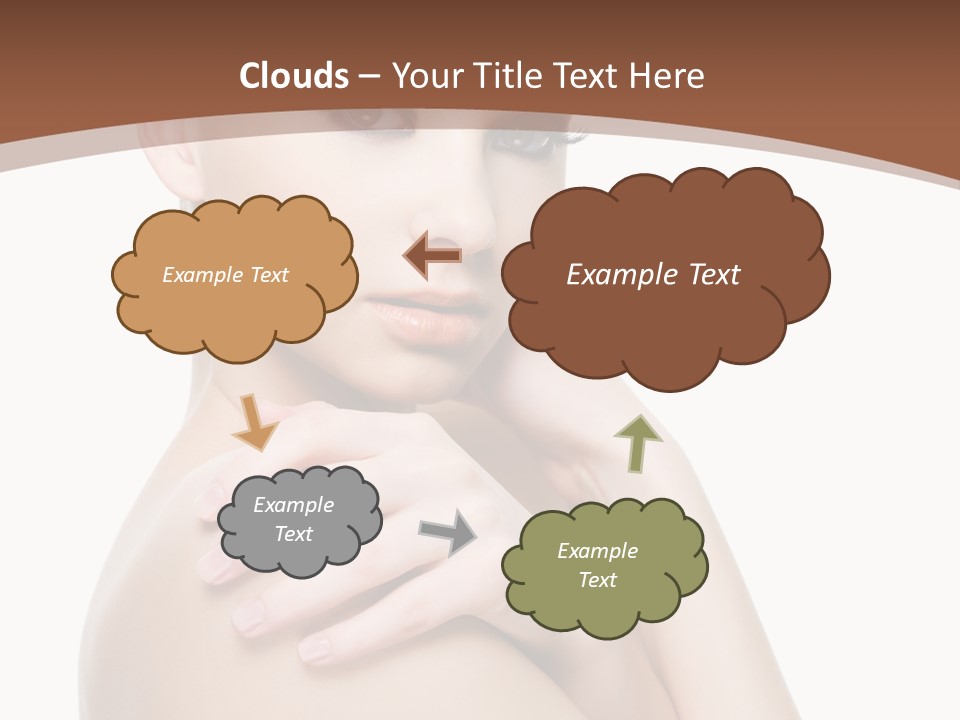 Sexy Hairstyle One PowerPoint Template