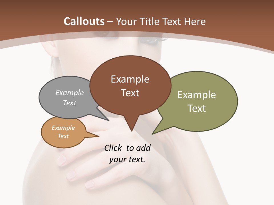 Sexy Hairstyle One PowerPoint Template