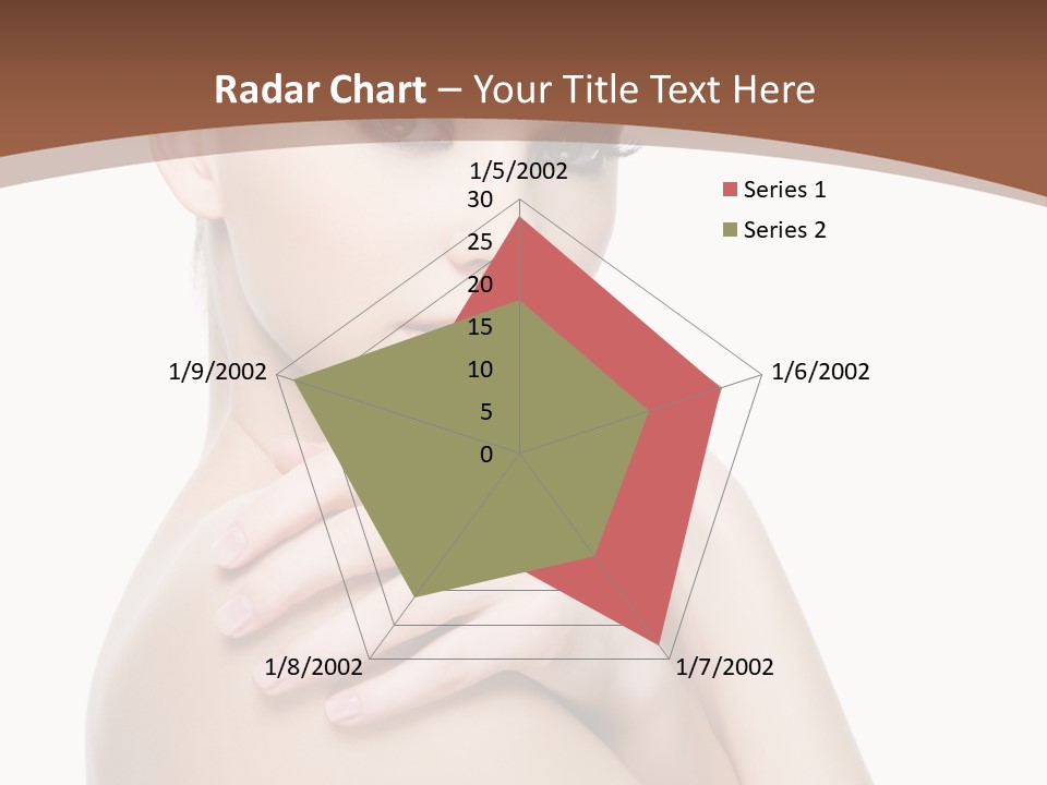 Sexy Hairstyle One PowerPoint Template