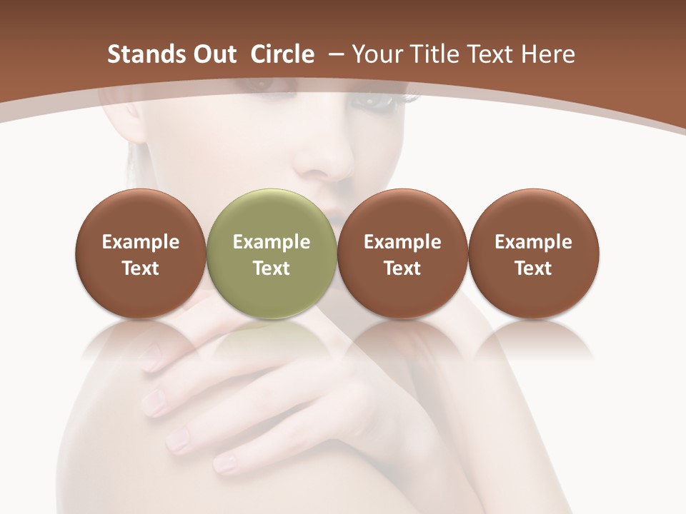 Sexy Hairstyle One PowerPoint Template