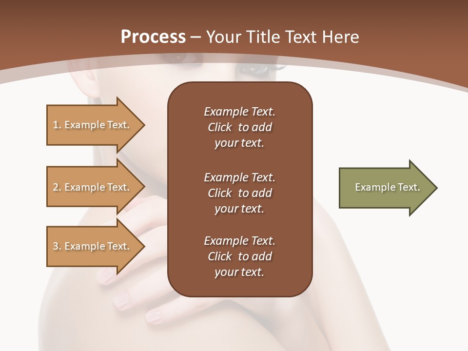 Sexy Hairstyle One PowerPoint Template